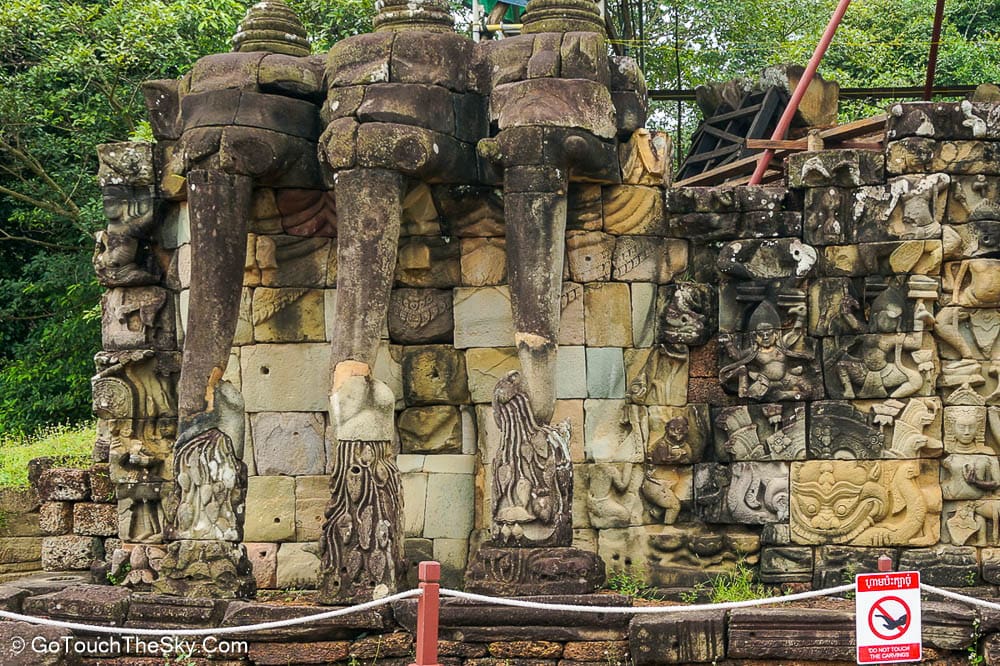 บรรยากาศลานช้างนครธม