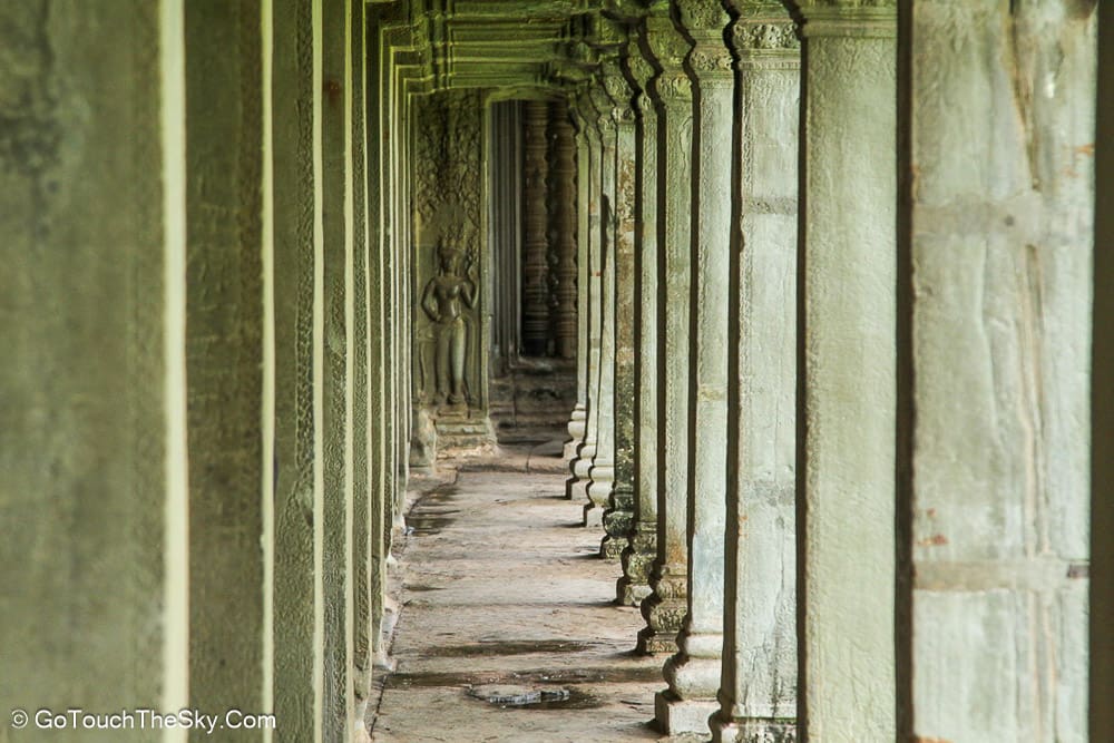บรรยากาศภายในระเบียงคต