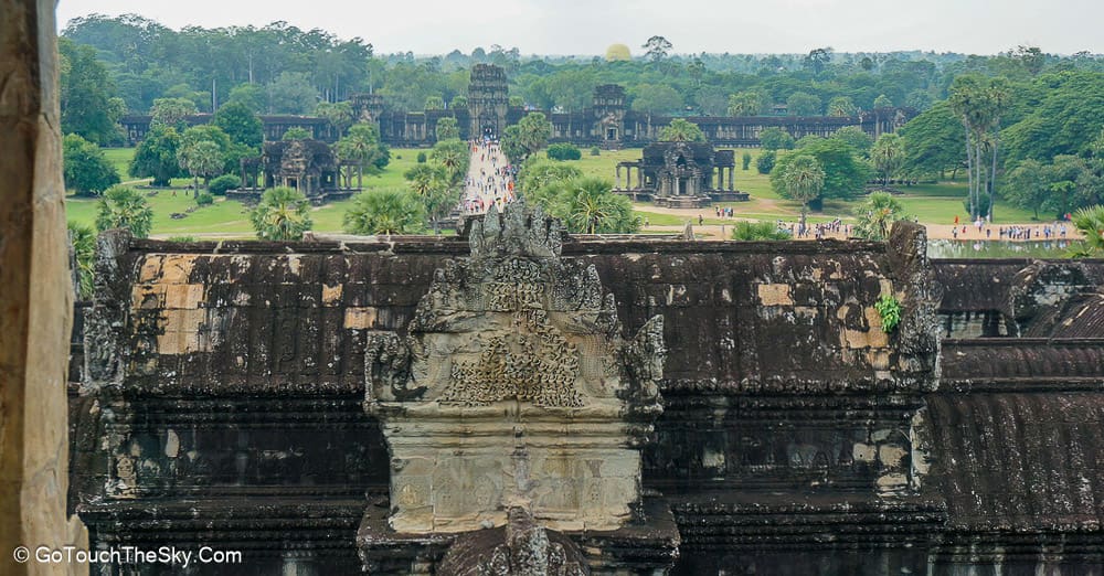 ทัศนียภาพจากยอดปราสาท