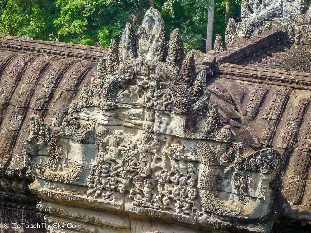 วิวมุมกว้างปราสาทนครวัด