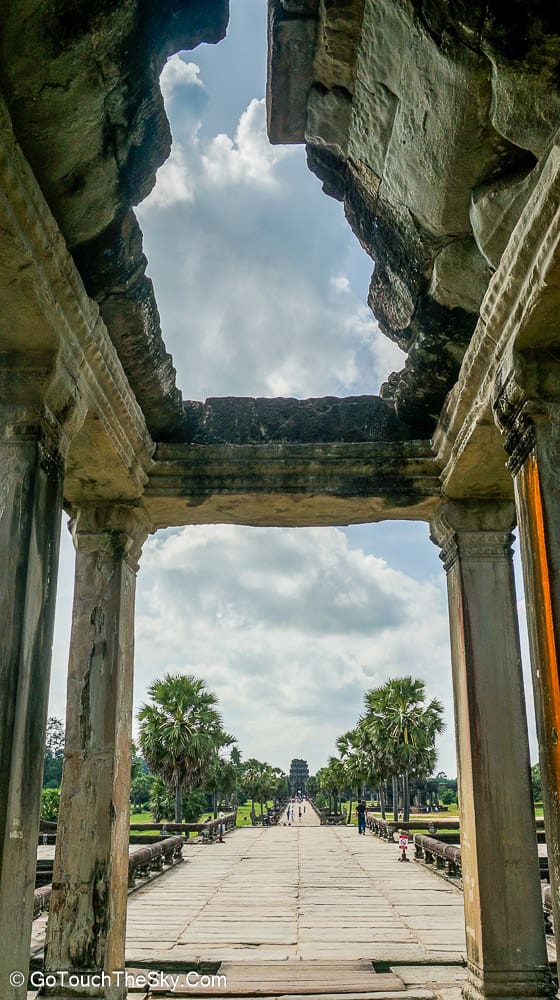 ลานภายในชั้นสามนครวัด