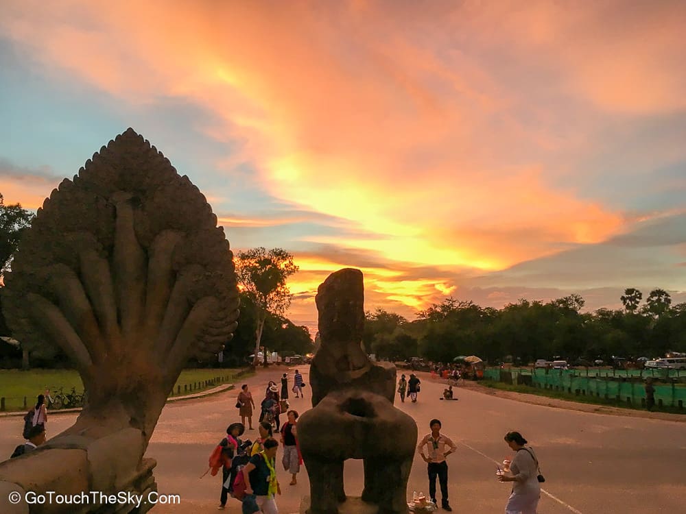 ภาพปิดท้ายปราสาทนครวัด