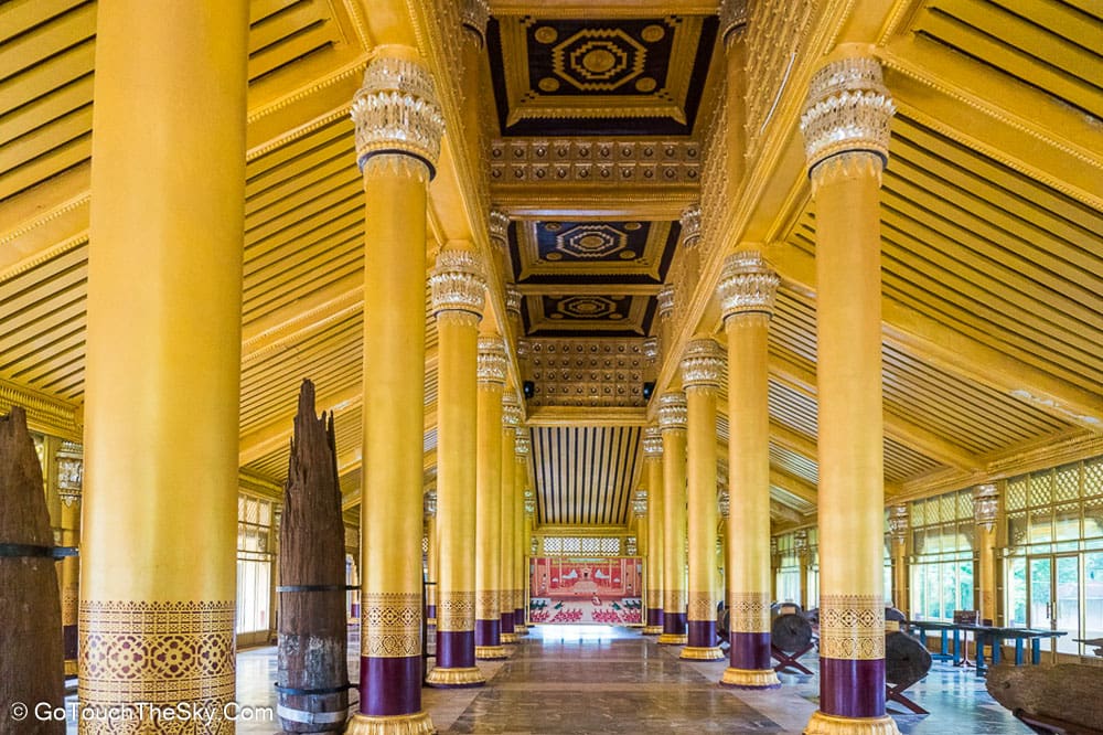 ตอไม้ที่ขุดค้นพบจากพระราชวังเดิม