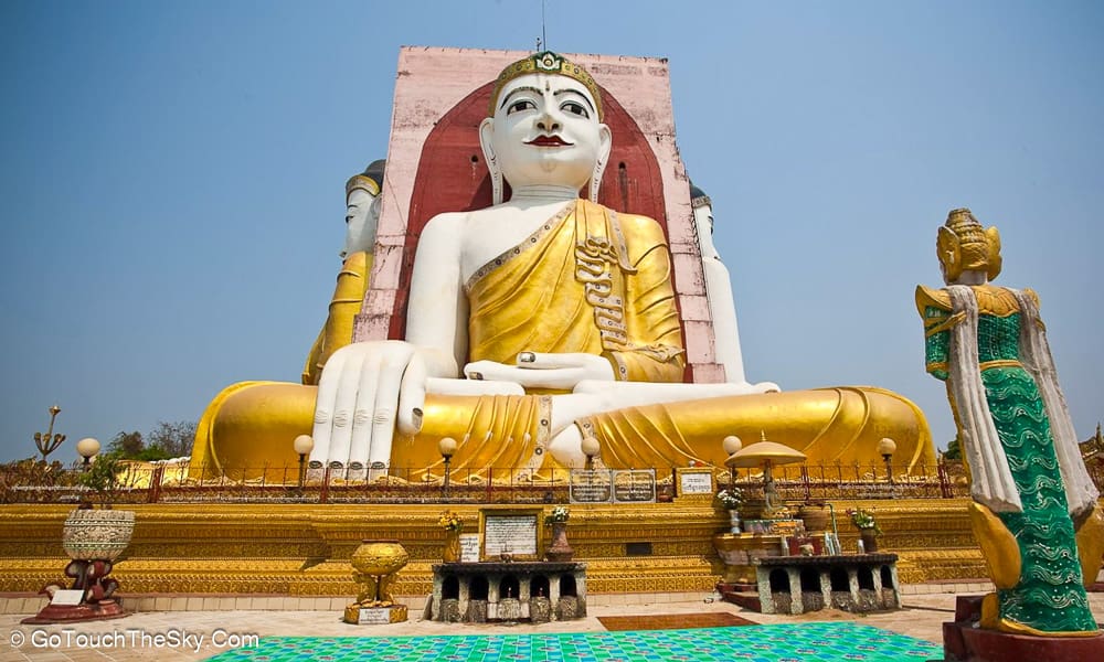 รายละเอียดพระพักตร์เจดีย์ไจ๊ก์ปุ่น