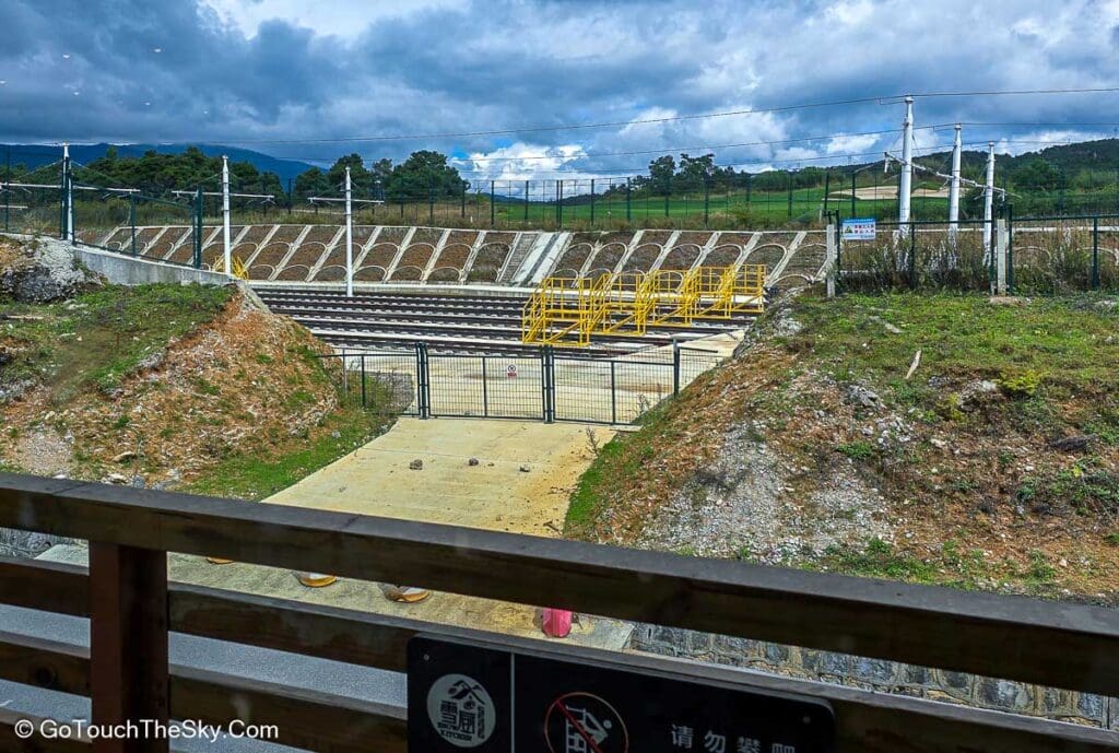 บริเวณที่จะเป็นสถานีรถไฟท่องเที่ยวในอนาคต