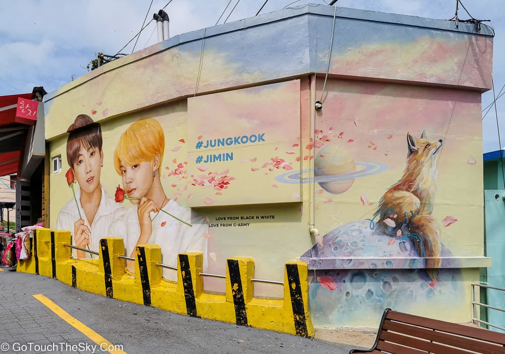 ถิ่นกำเนิดจองกุกและจีมิน BTS