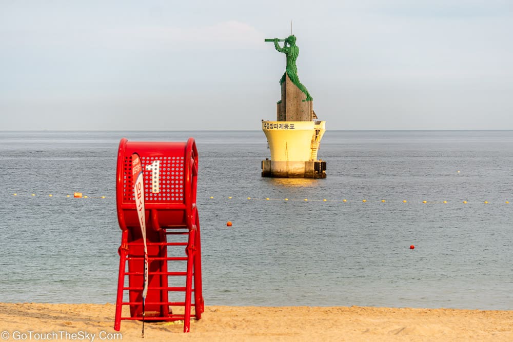 ทัศนียภาพหาดแฮอุนแดจากมุมสูง