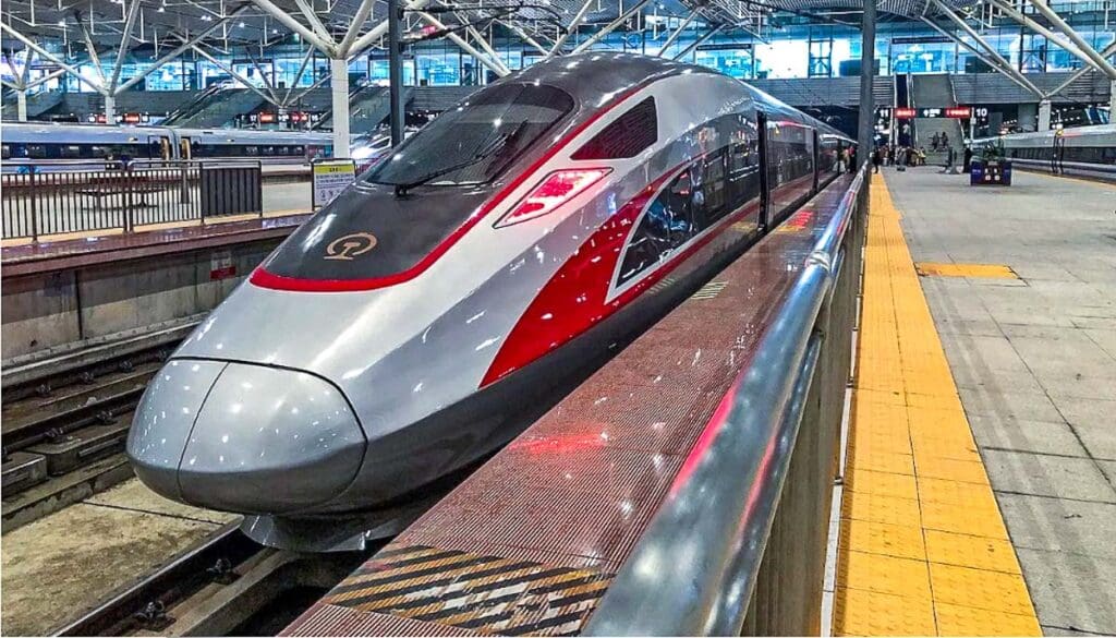 รถไฟประเภท G ความเร็วสูงสุด