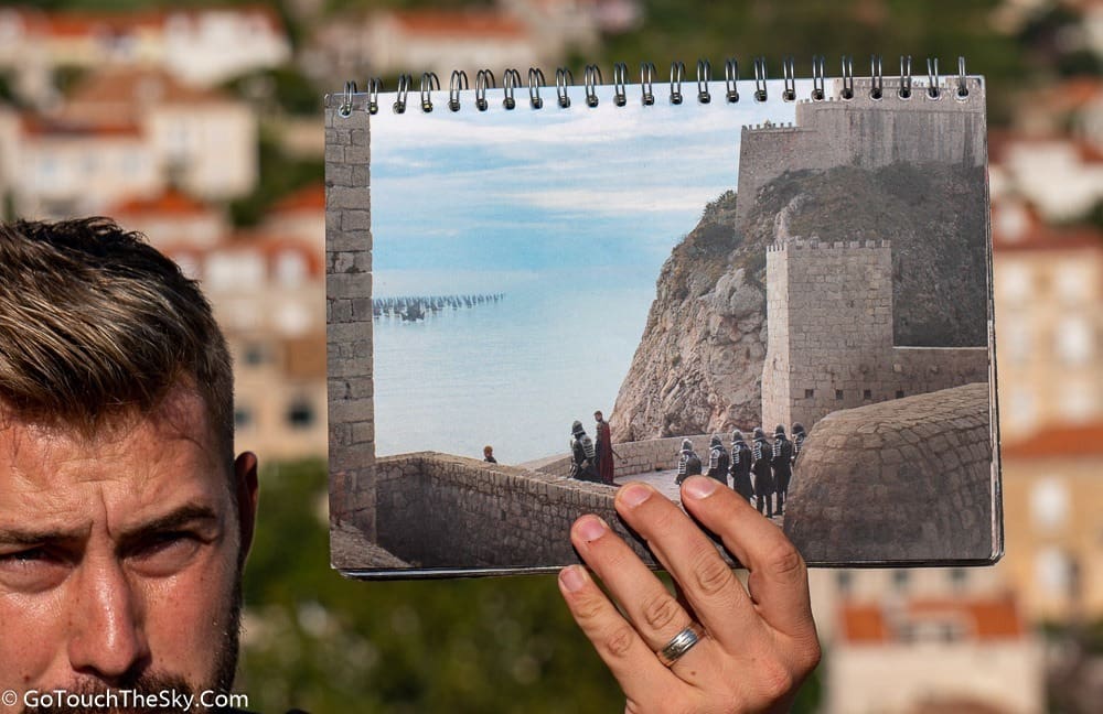 ฉากภาพยนตร์ในป้อม Lovrijenac