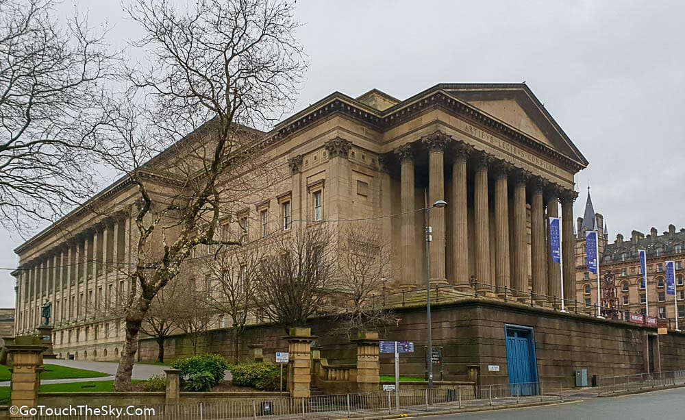 St George's Hall สถาปัตยกรรมนีโอคลาสสิค