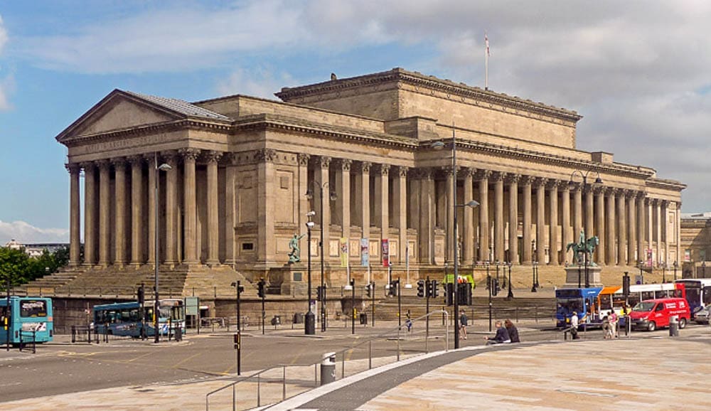 St George's Hall มุมกว้าง