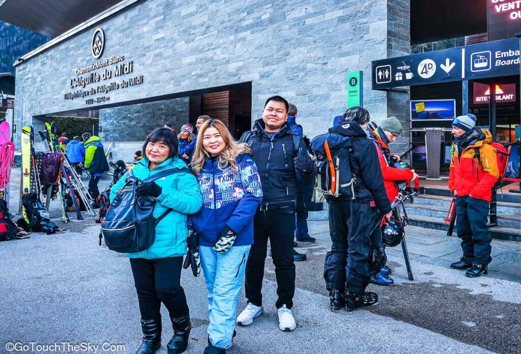 จุดจำหน่ายตั๋วเคเบิลคาร์ Aiguille du Midi