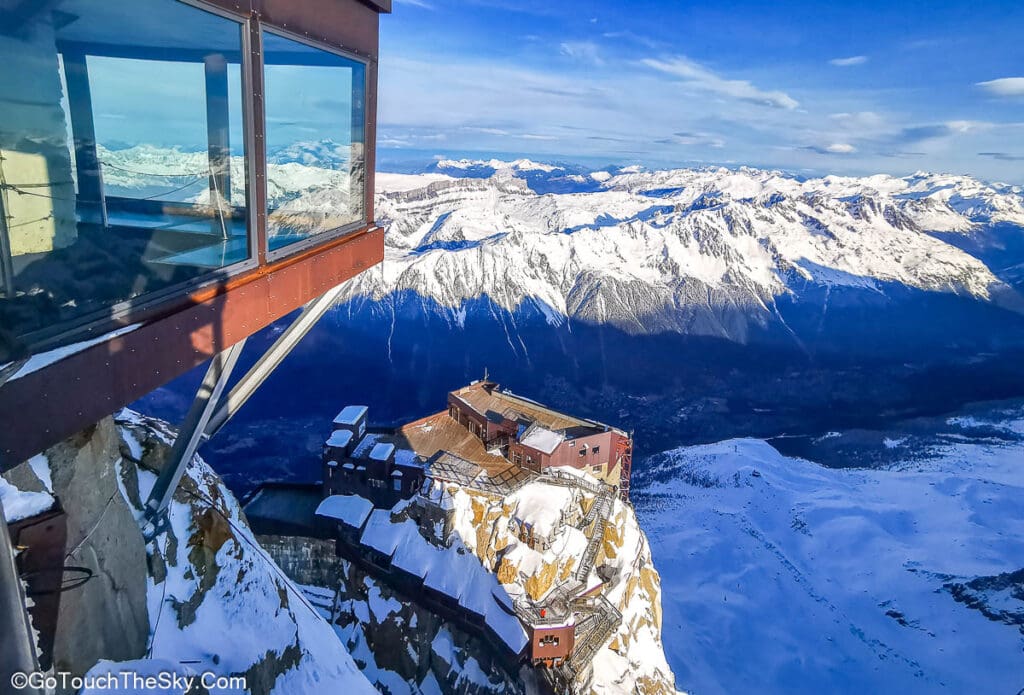 บรรยากาศยอดเขา Aiguille du Midi