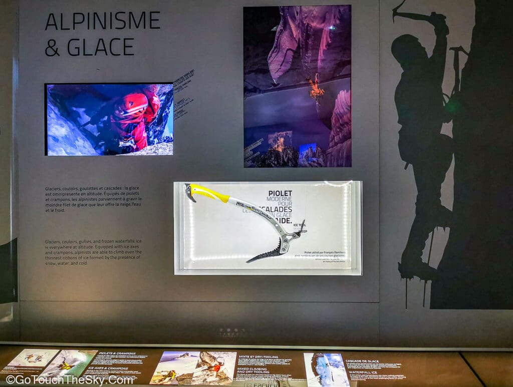 ทางเดินภายในอุโมงค์ Aiguille du Midi