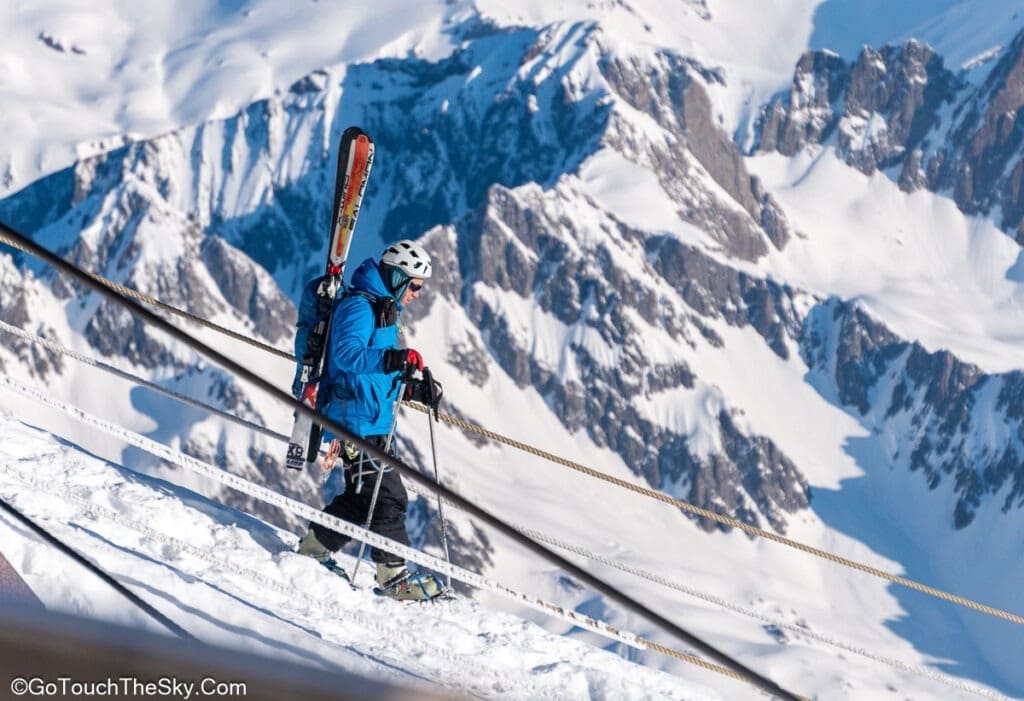 วิวยอดเขาโดยรอบ Aiguille du Midi