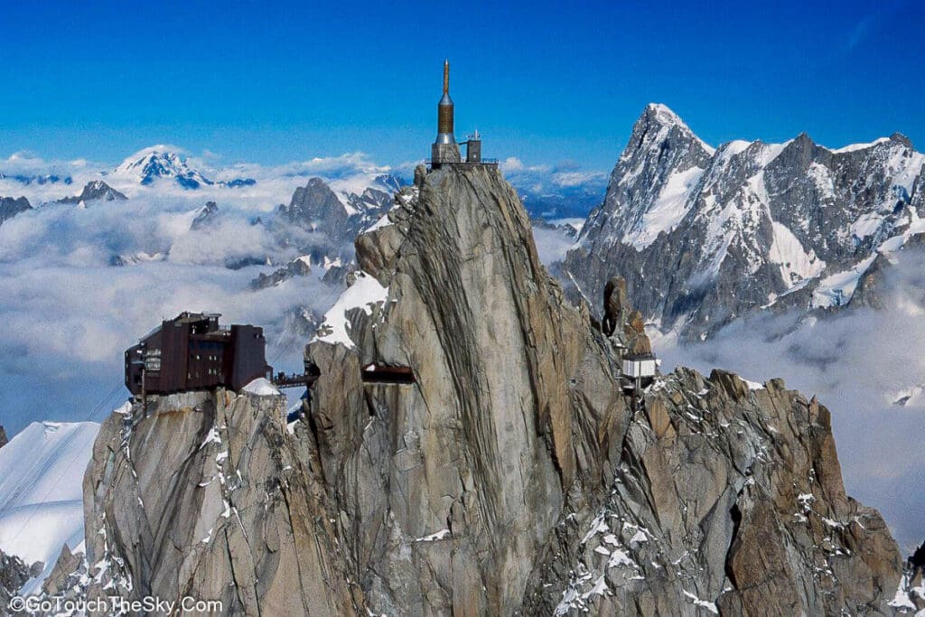 สถานี Aiguille du Midi บนยอดเขา