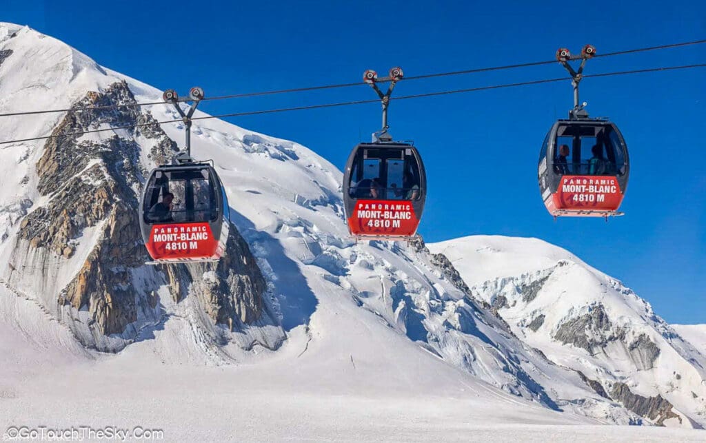 วิวจากกระเช้า Panoramic Mont-Blanc