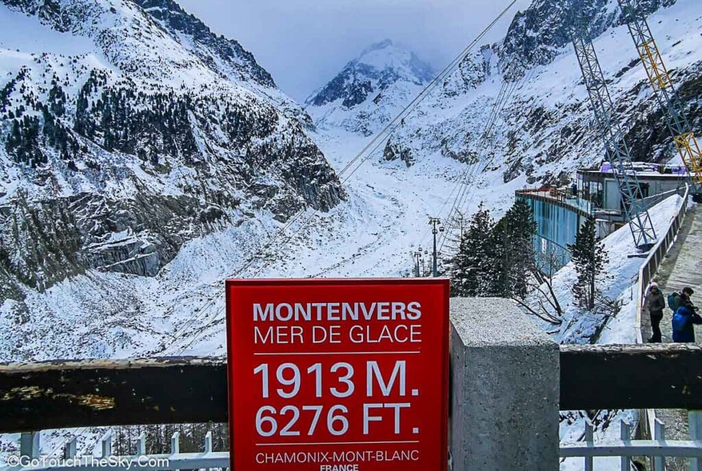 บรรยากาศสถานี Montenvers ปัจจุบัน