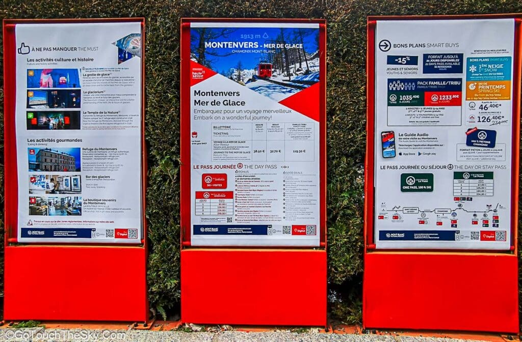 ขบวนรถไฟล้อเฟืองที่สถานี Chamonix