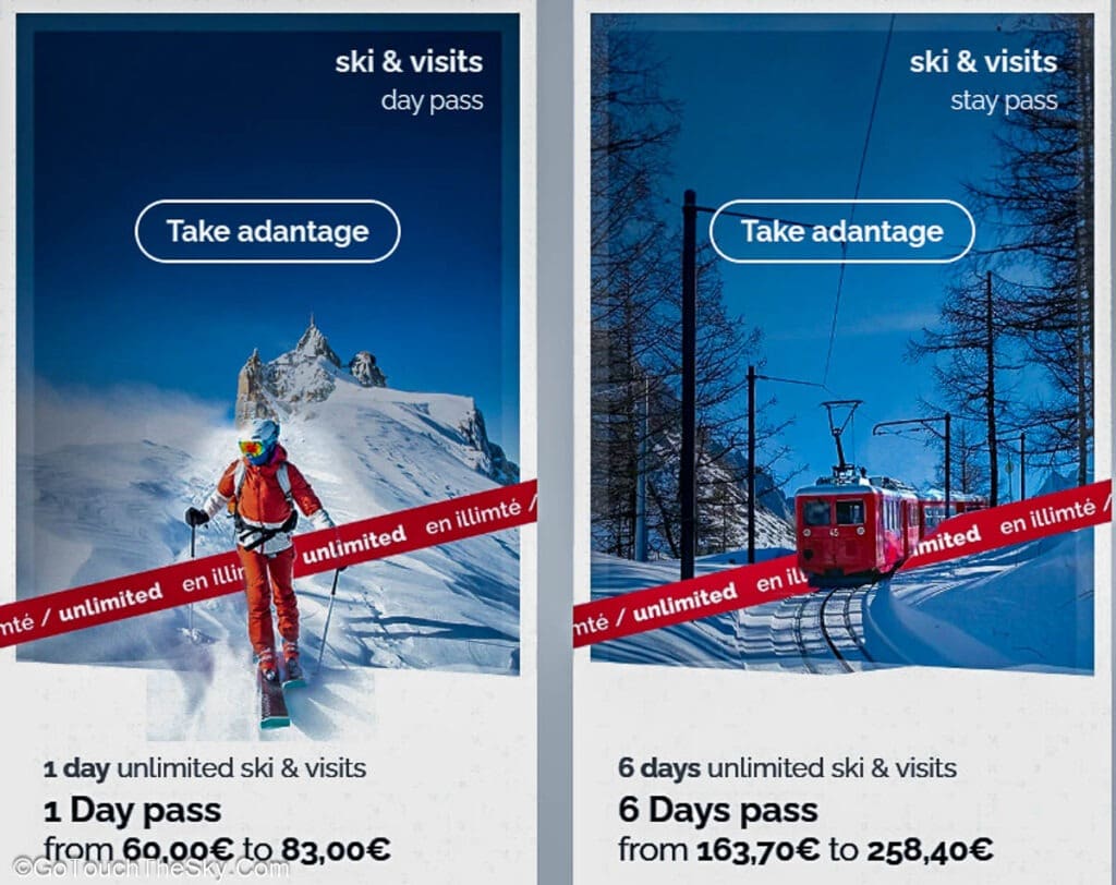 ตั๋ว MONT-BLANC Unlimited Pass