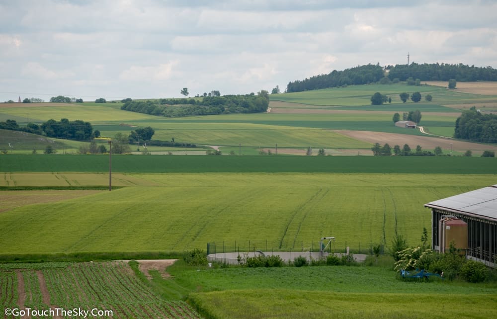 ทิวทัศน์ระหว่างทาง Bad Mergentheim