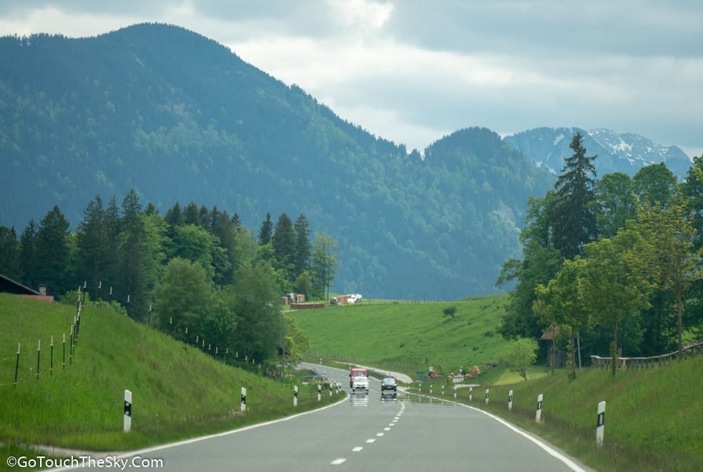 วิวชนบทสองข้างทาง Bavaria Romantic Road