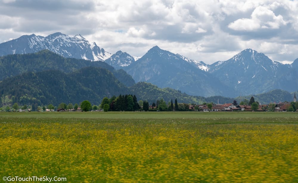วิวทุ่งหญ้าใกล้ Füssen