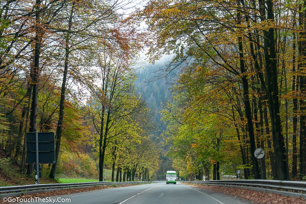 ทิวทัศน์ระหว่างทางสู่ Rossfeld Panorama Strasse