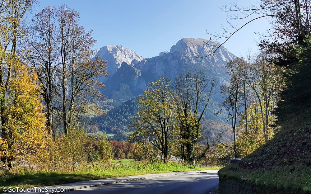 วิวเทือกเขาระหว่างทาง Konigssee