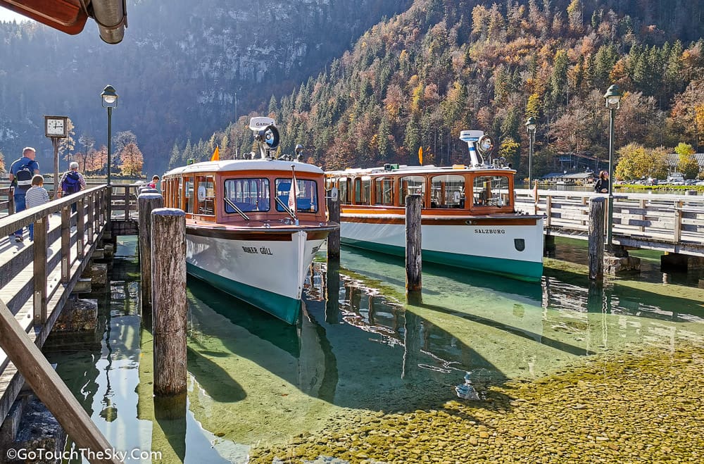 เรือท่องเที่ยว Konigssee ออกจากท่า