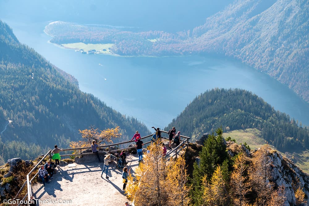 วิวทะเลสาบ Konigssee จาก Summit Cross