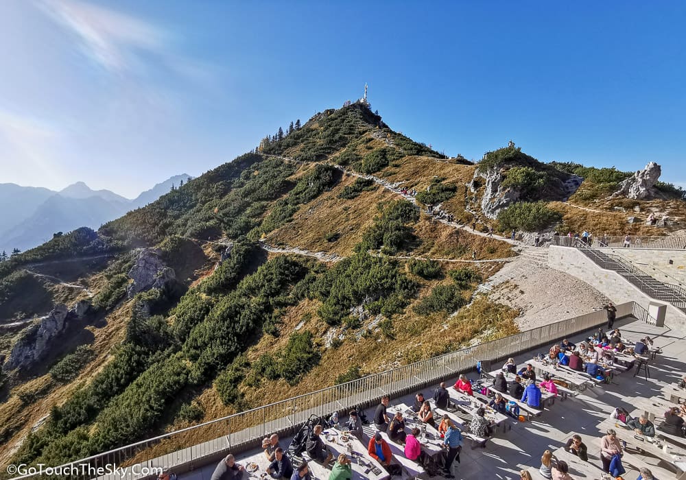 ทางเดินเทรลสู่ Jenner Summit Viewpoint