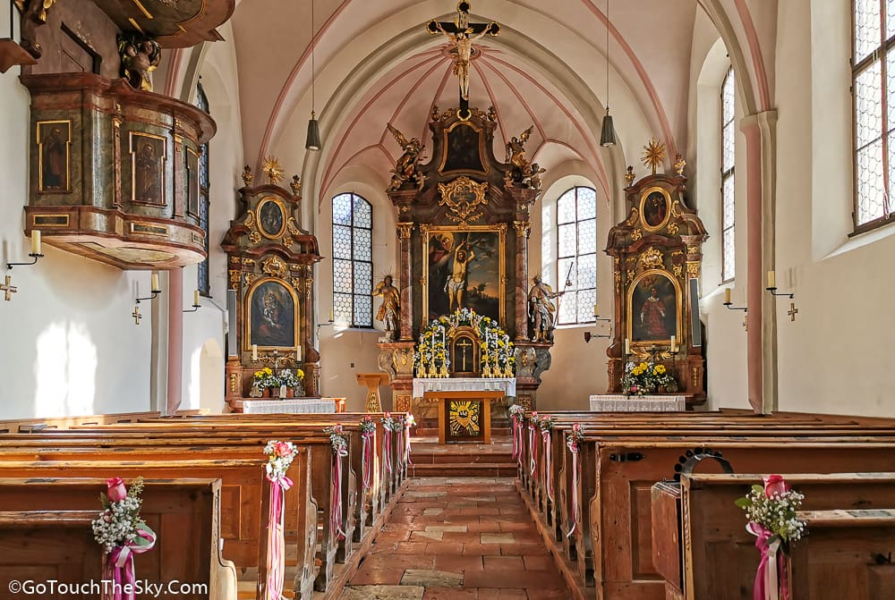 ภายในโบสถ์ St. Sebastian