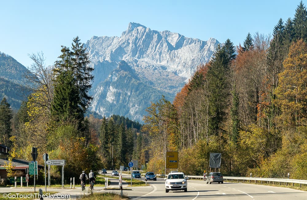 ทิวทัศน์เทือกเขาแถบ Ramsau