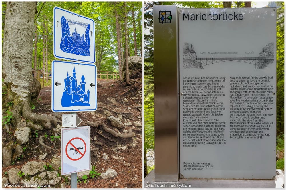 ทางเดินสู่สะพาน Marienbrucke