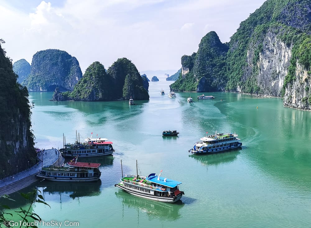 จุดชมวิวชานพักทางเดินเข้าถ้ำ