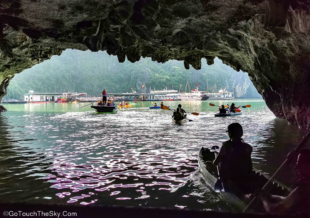วิวขากลับจาก Hang Luon