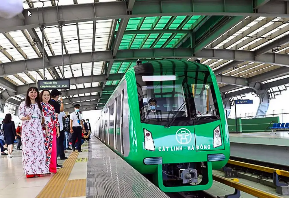 ขบวนรถไฟฟ้าฮานอย