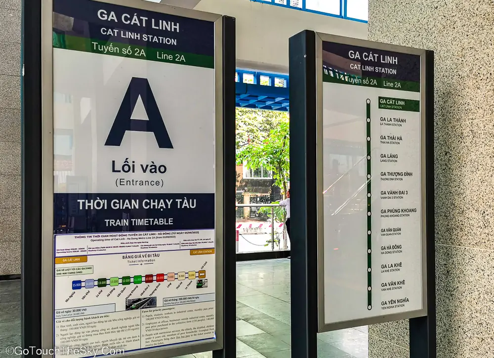 ทางเข้าสถานี Cat Linh