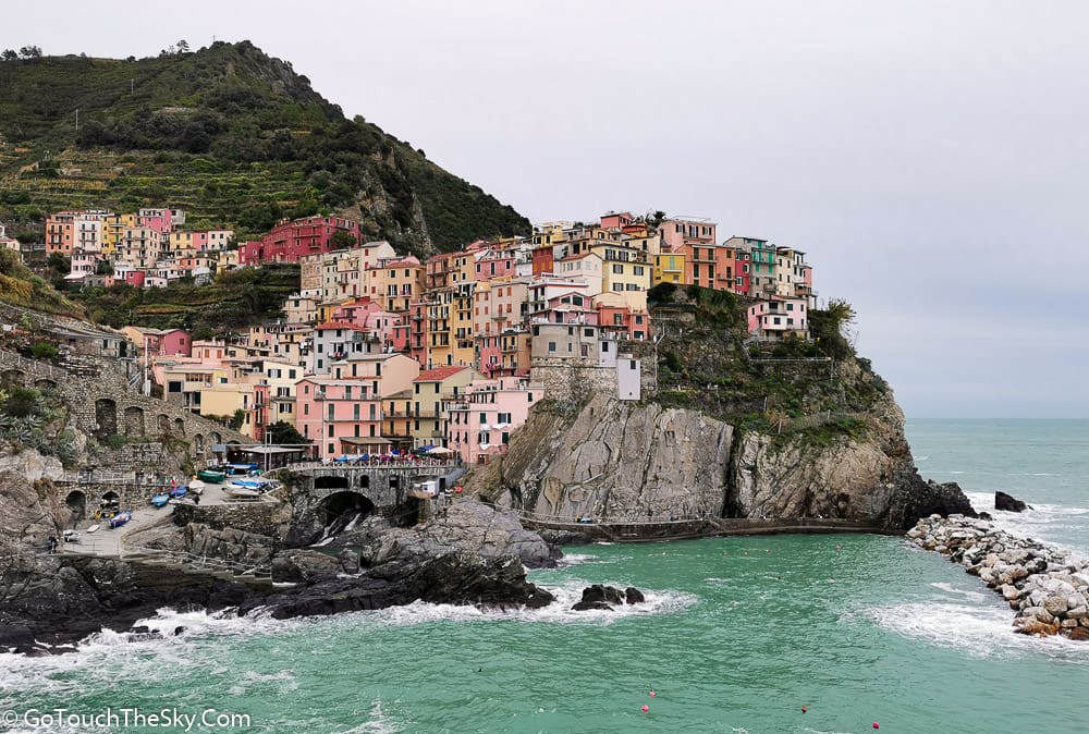 ภาพหัวค่ำหมู่บ้าน Manarola