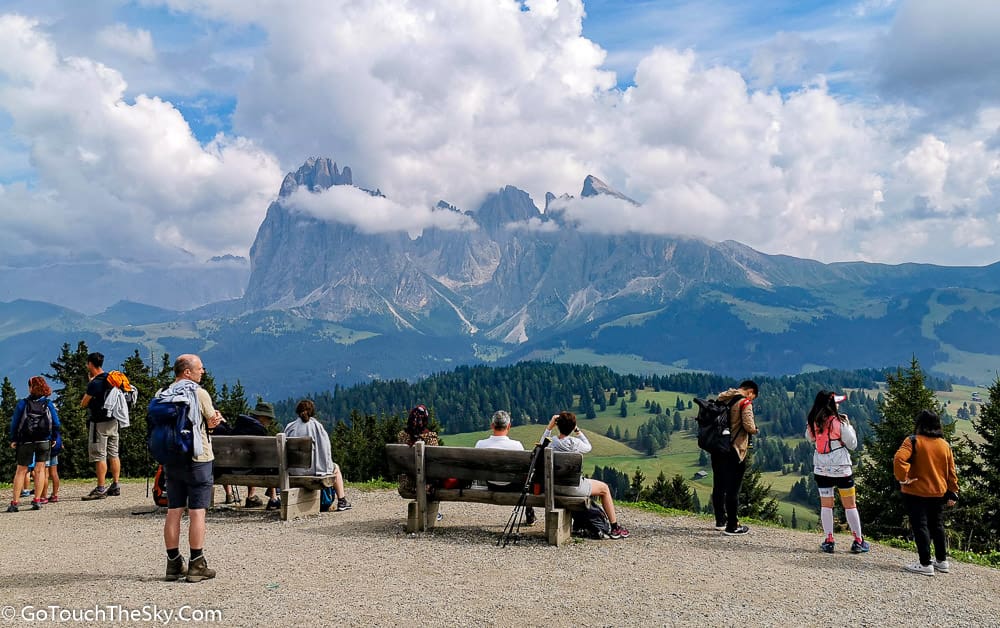 วิวที่ราบสูงอัลไพน์ Alpe di Siusi