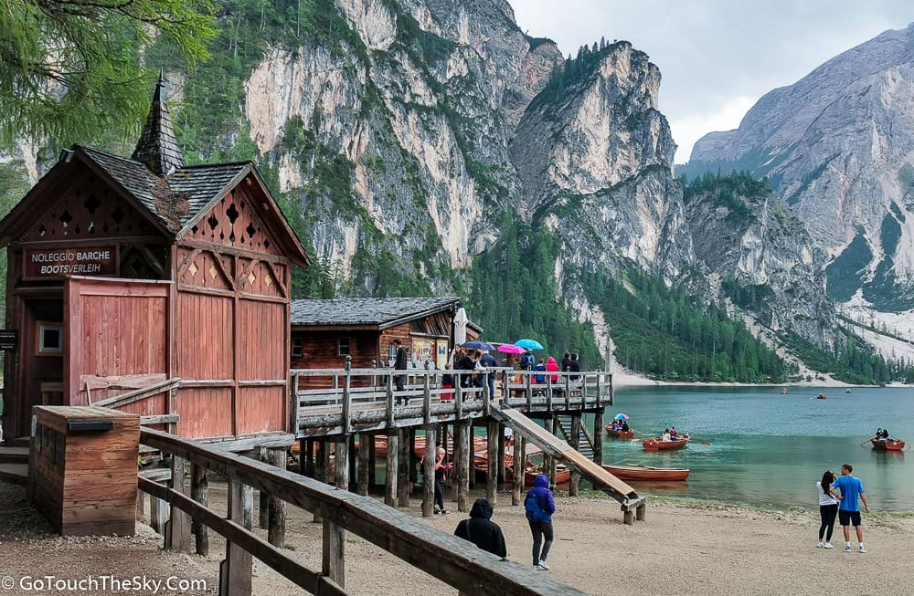 วิวสุดท้ายทะเลสาบ Braies