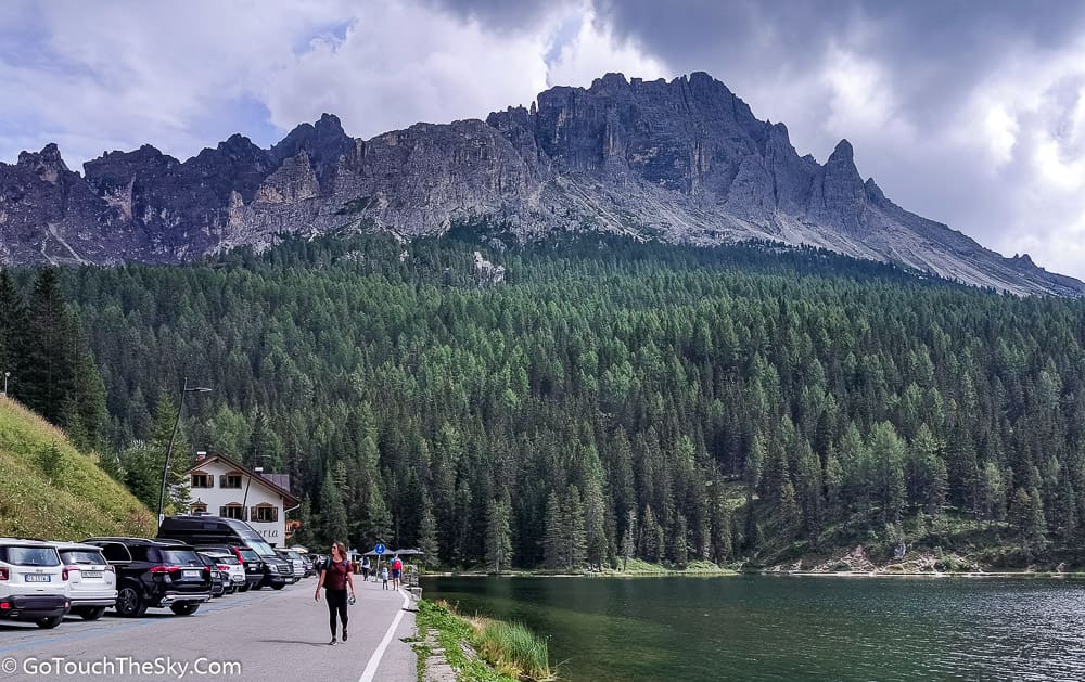 วิวทะเลสาบ Misurina มุมกว้าง