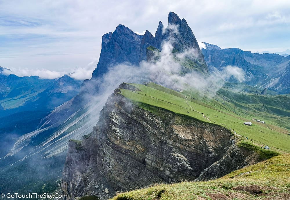 วิวยอดเขาฟันฉลามไฮไลต์ Seceda