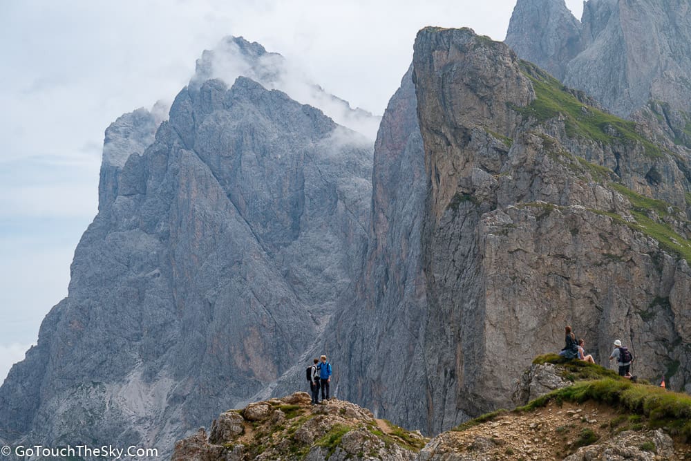 วิวกว้างไกลจาก Seceda