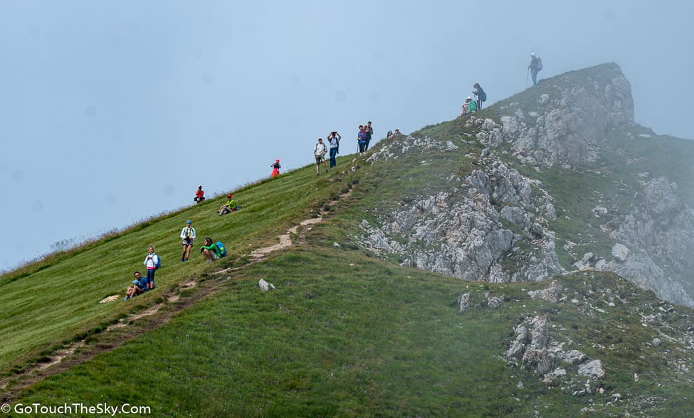 วิวพาโนรามาจากจุดชมวิว Seceda