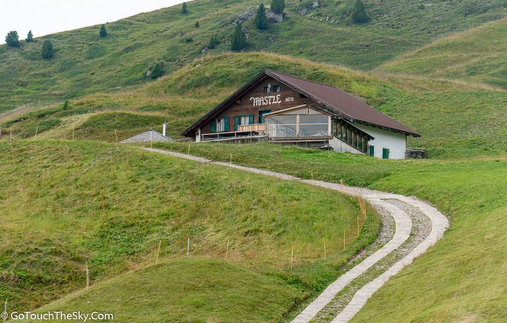 วิวทัศนียภาพขากลับจาก Seceda
