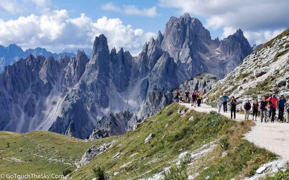 ทางเดินเทรลรอบ Tre Cime