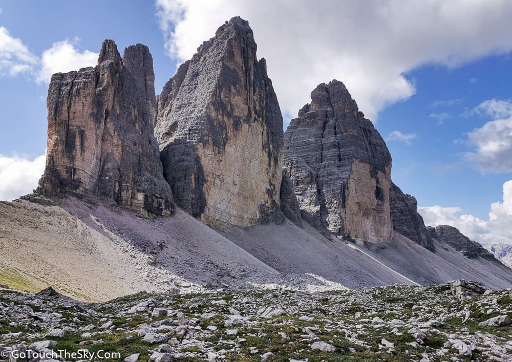 วิว Tre Cime อีกมุมระหว่างเดิน