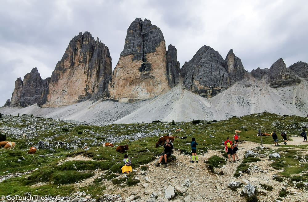 Tre Cime มองจากทิศใต้